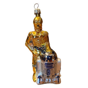 Christopher Radko Star Wars C-3PO & R2-D2 99-STW-01 Glass Ornament RARE